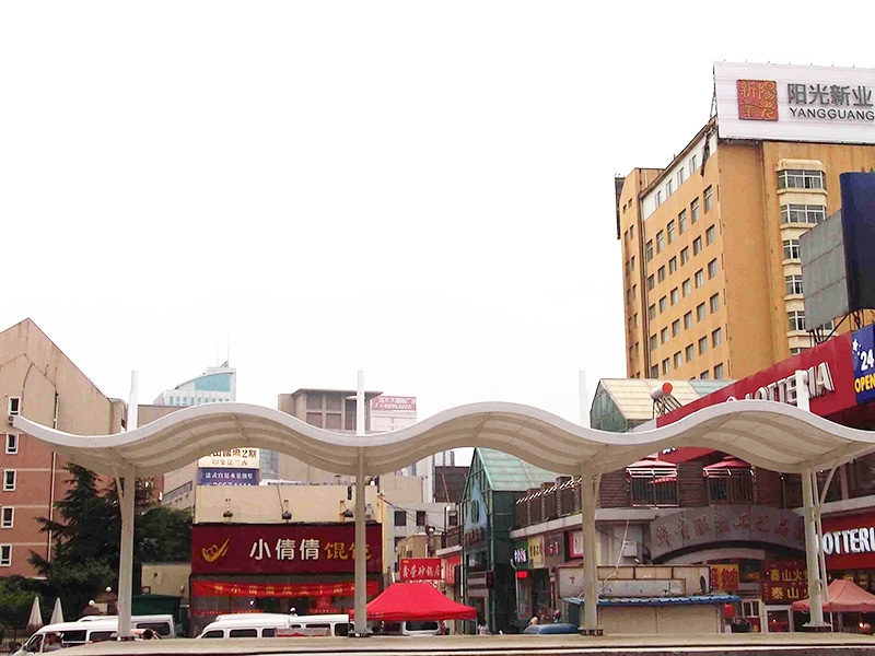 膜结构加油站加气站